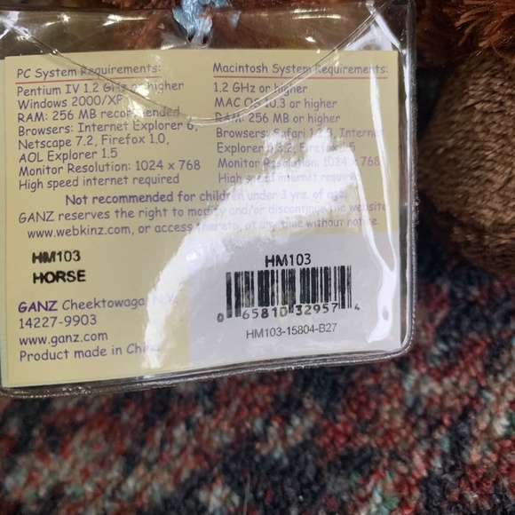 Webkinz Horse New with Unused Code - Picture 2 of 2